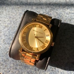 Men's Michael Kors Gold Roman Numeral Watch